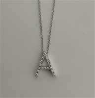 Collana Bolzoni Donna in Oro bianco Diamante 0.23 Ct C0445-A - C0445-A